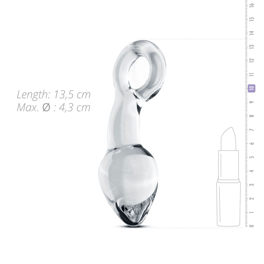 Скляний стимулятор простати Gildo Glass Prostate Plug No. 13 фото 3