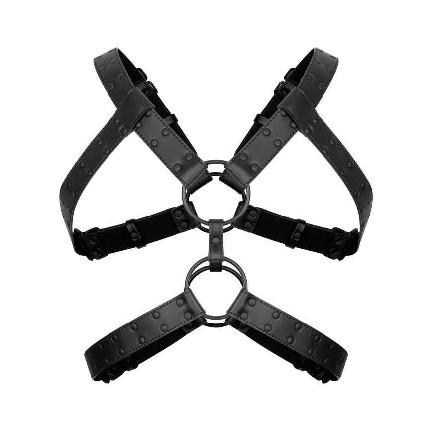 Портупея Bedroom Fantasies: Rocco Bondage Harness, черная фото 2