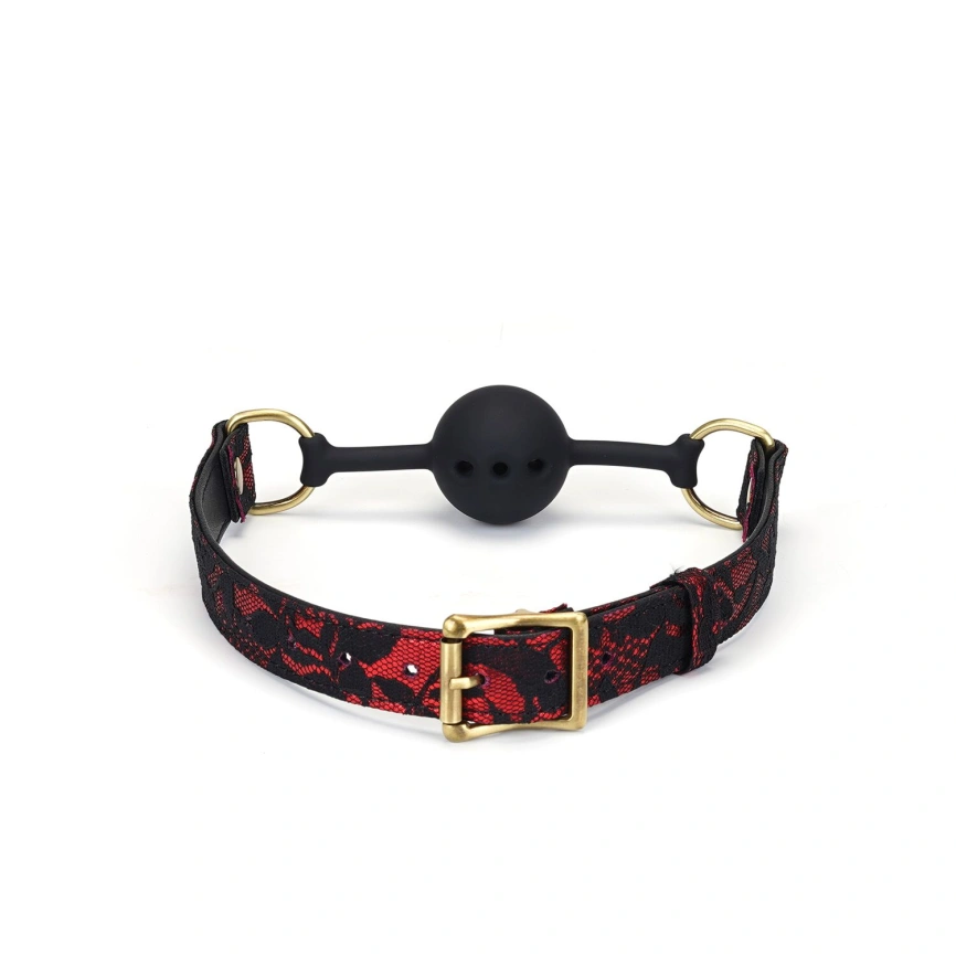 Воздухопроницаемый кляп Liebe Seele Victorian Garden Ball Gag фото 3