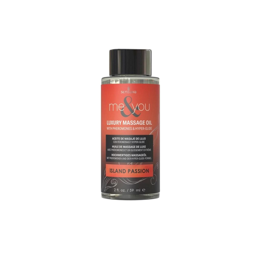Масажна олія Sensuva Me&You - Island Passion (Wild Passion Fruit & Island Guava) 59 мл фото 2