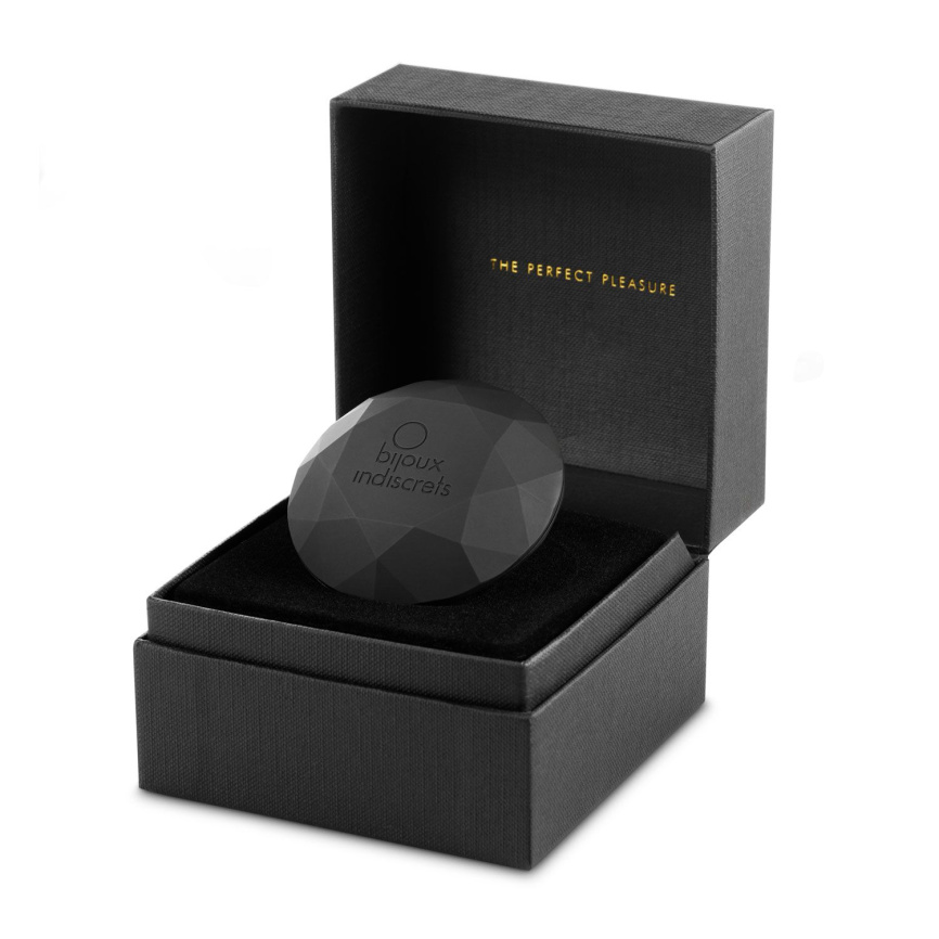 Вібромасажер діамант Bijoux Indiscrets - Twenty One Black, стильний аксесуар для дамської сумочки фото 4