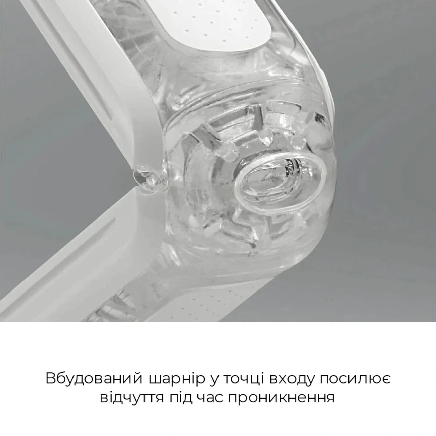 Мастурбатор Tenga Flip Zero White, изменяемая интенсивность стимуляции, раскладной фото 11
