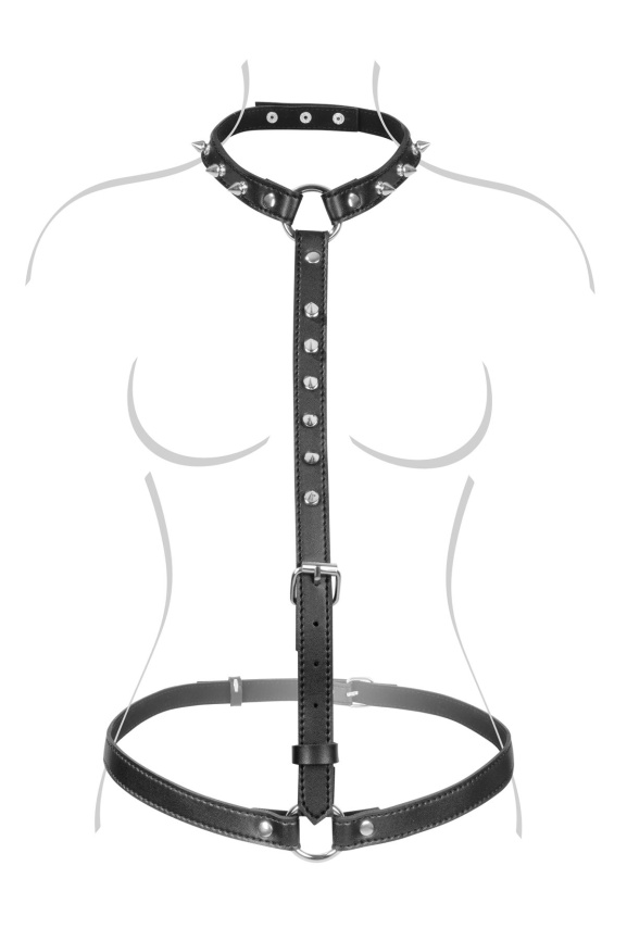 Портупея на тіло Fetish Tentation Sexy Adjustable Harness фото 1