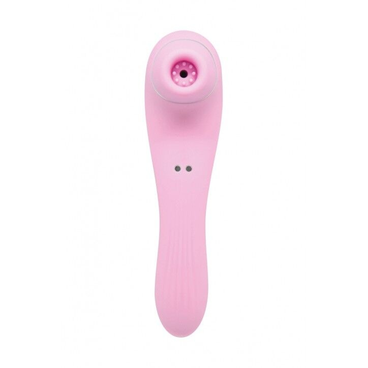 Вакуумний стимулятор з вібрацією Wooomy Smoooch Pink Clitoral Suction & Vibration, 10х2 режимів фото 2