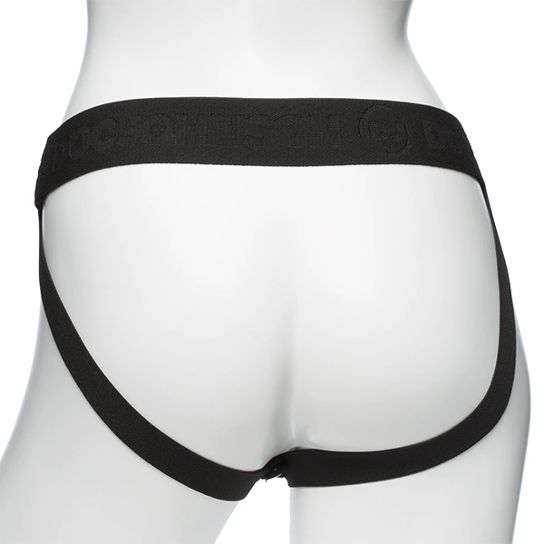 Набор для страпона с вибрацией Doc Johnson Body Extensions - BE Naughty - Black фото 5