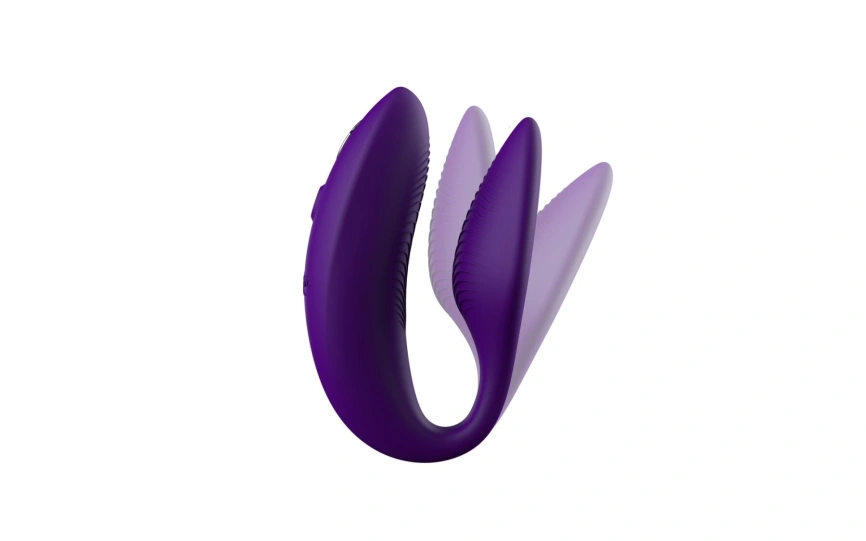 Смарт-вибратор для пар We-Vibe Sync 2 Purple, 10 виброрежимов, пульт ДУ фото 3