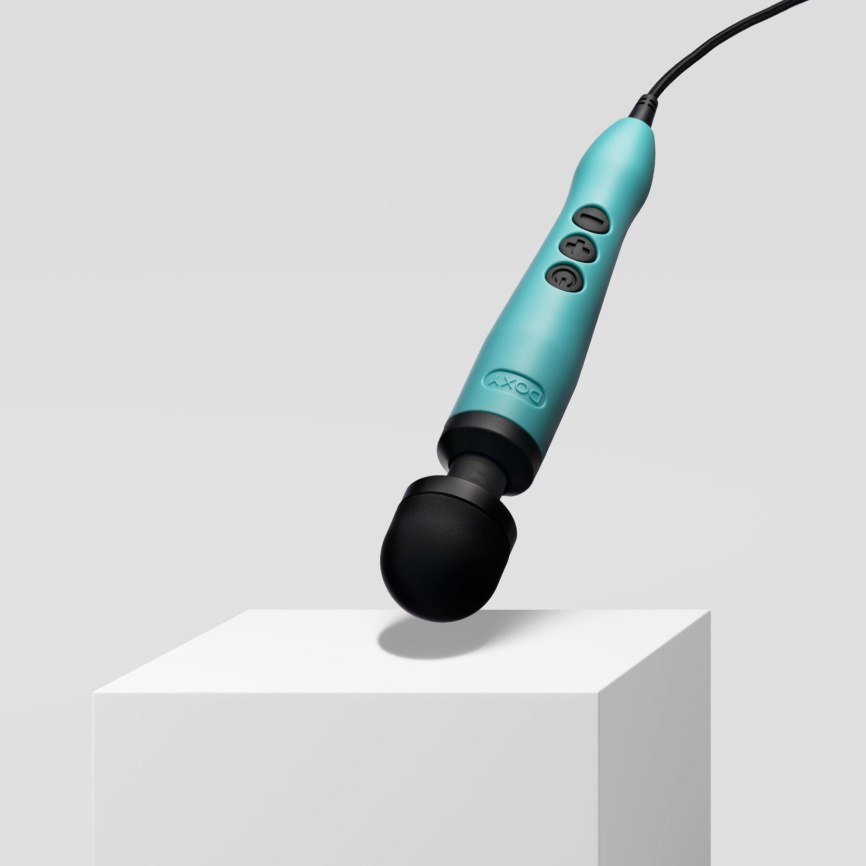 Вібромасажер DOXY3 USB-C Massager TURQUOISE, кабель USB-C, регульована інтенсивність, компактний фото 7