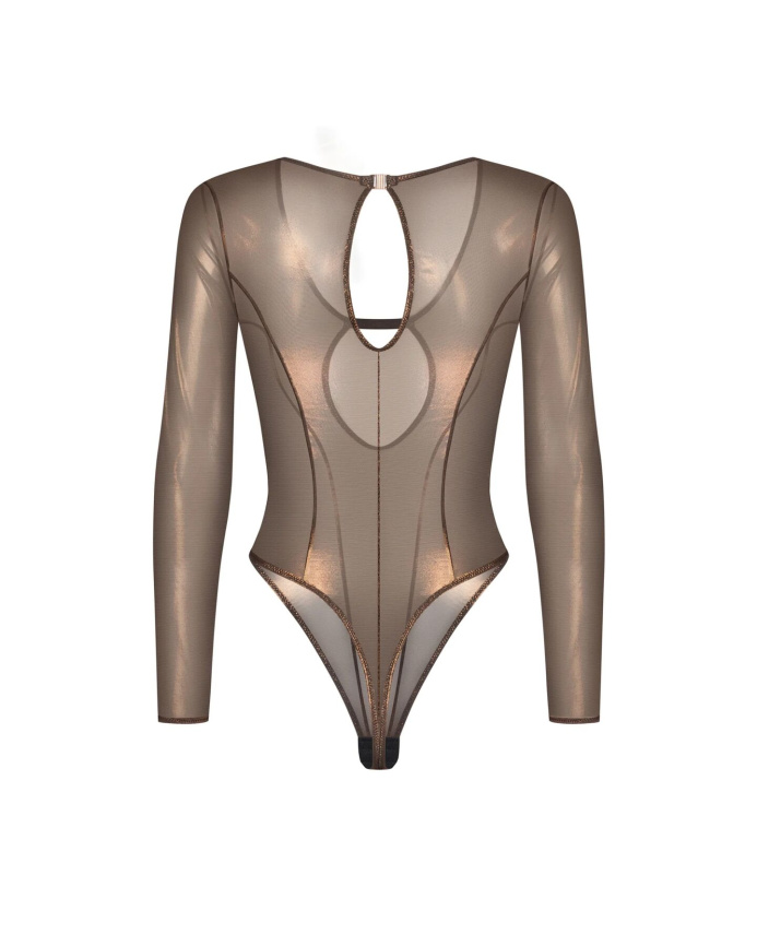 Боді Obsessive Soranna long-sleeved teddy 2XL/3XL фото 5