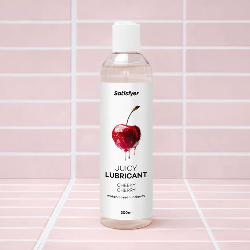 Лубрикант на водной основе Satisfyer Juicy Lubricant Cheeky Cherry water based 300 мл фото 9