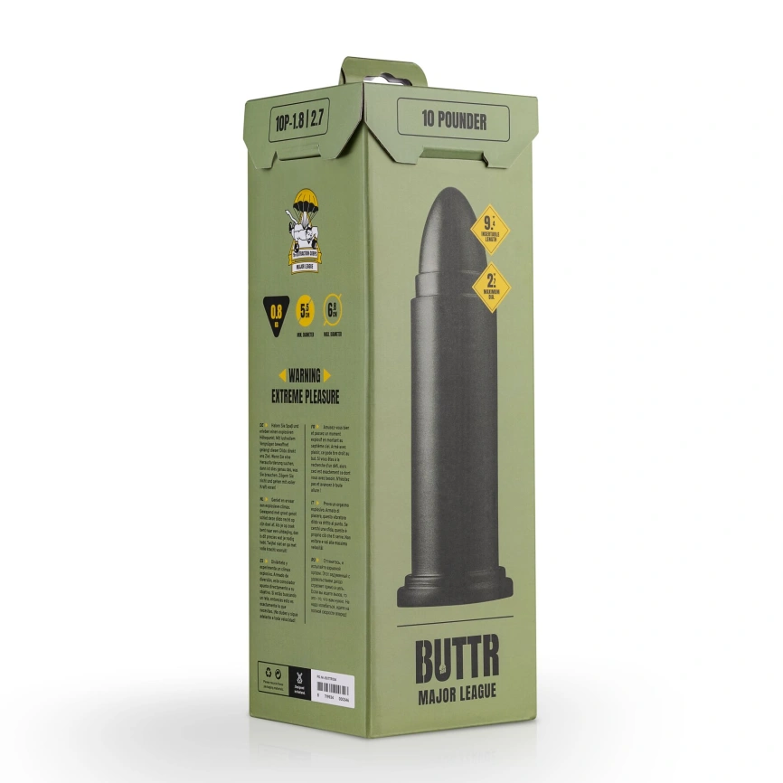 Анальная пробка BUTTR - 10 Pounder XXL Dildo фото 5