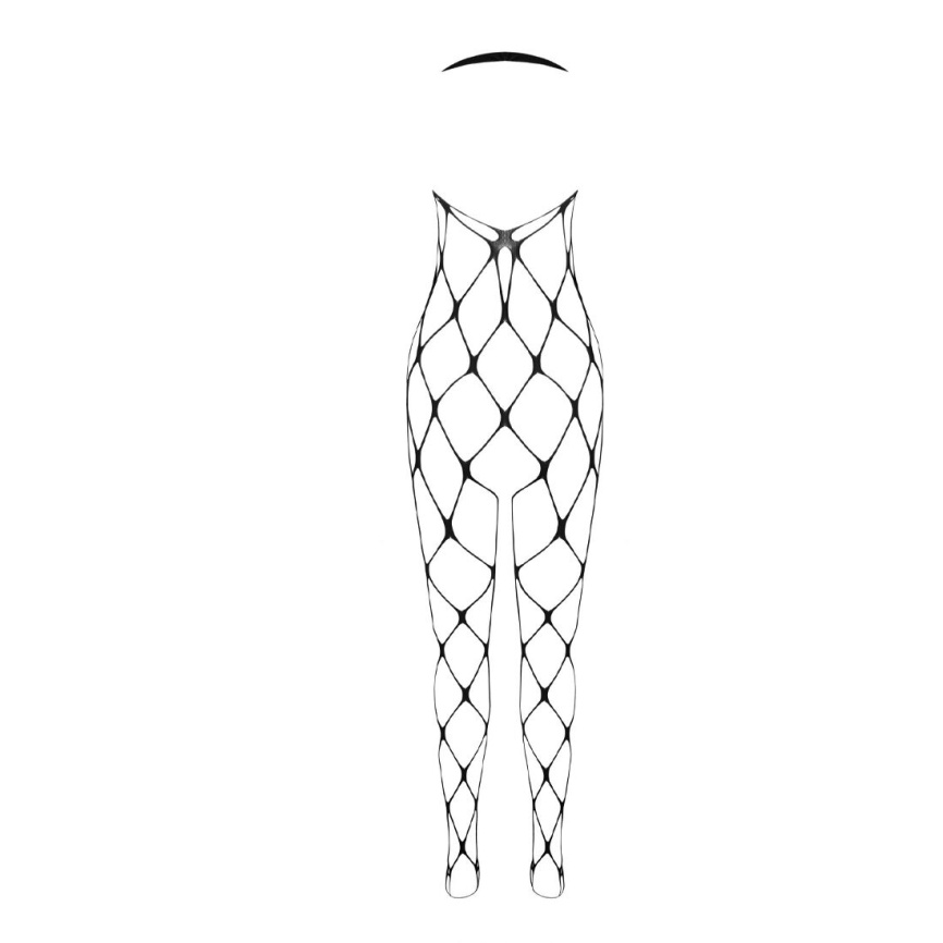 Бодістокінг у дуже велику сітку Passion BS091 black, з доступом фото 4