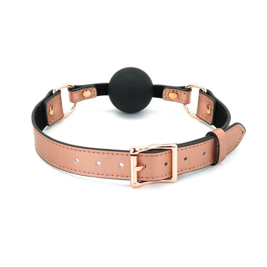Кляп Liebe Seele Rose Gold Memory Ball Gag фото 1