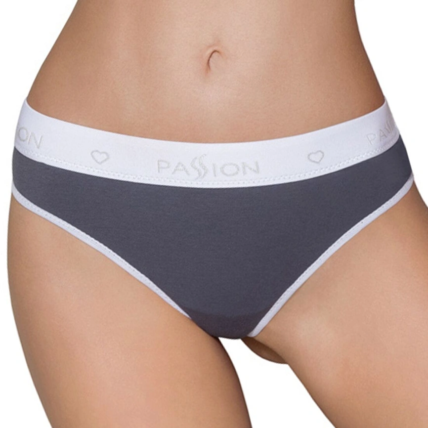 Спортивные трусики-стринги Passion PS007 PANTIES L, dark grey фото 6