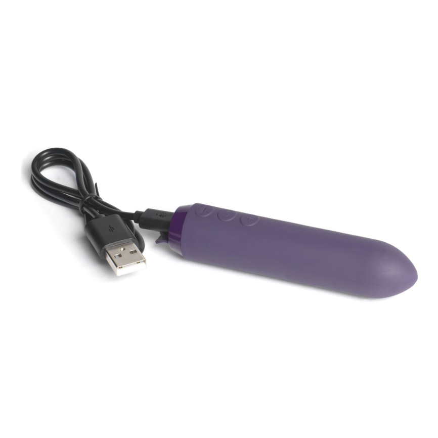Мінівібратор Je Joue - Classic Bullet Vibrator Purple з глибокою вібрацією і фіксацією на палець фото 6