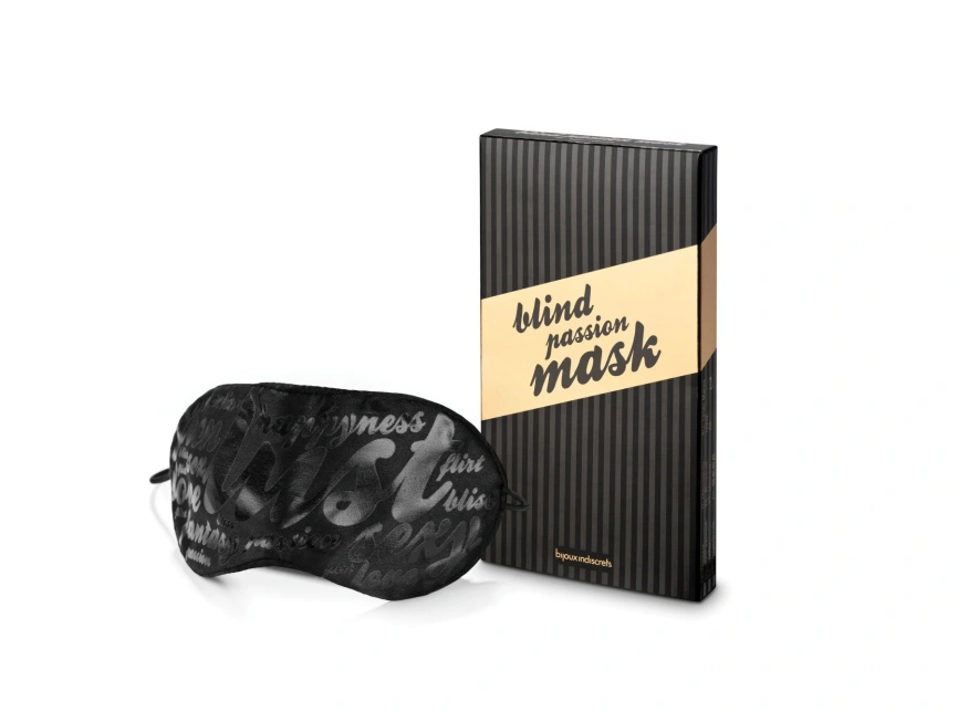 Маска нежная на глаза Bijoux Indiscrets - Blind Passion Mask в подарочной упаковке фото 1