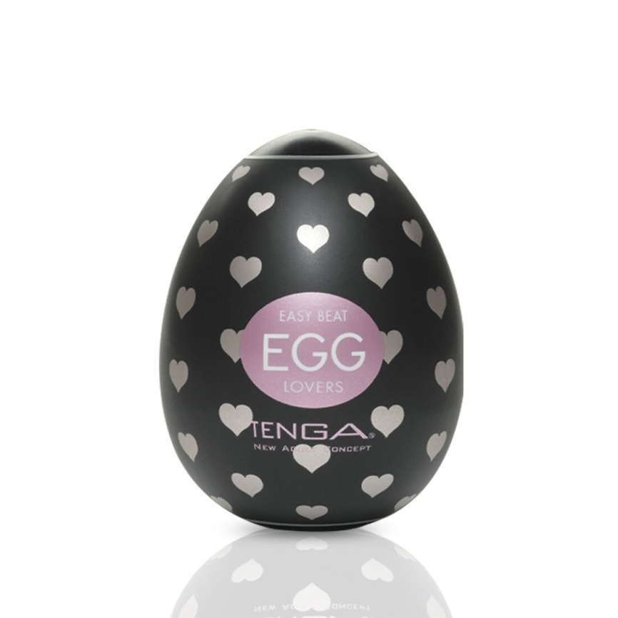 Мастурбатор-яйце Tenga Egg Lovers (сердечки) фото 1