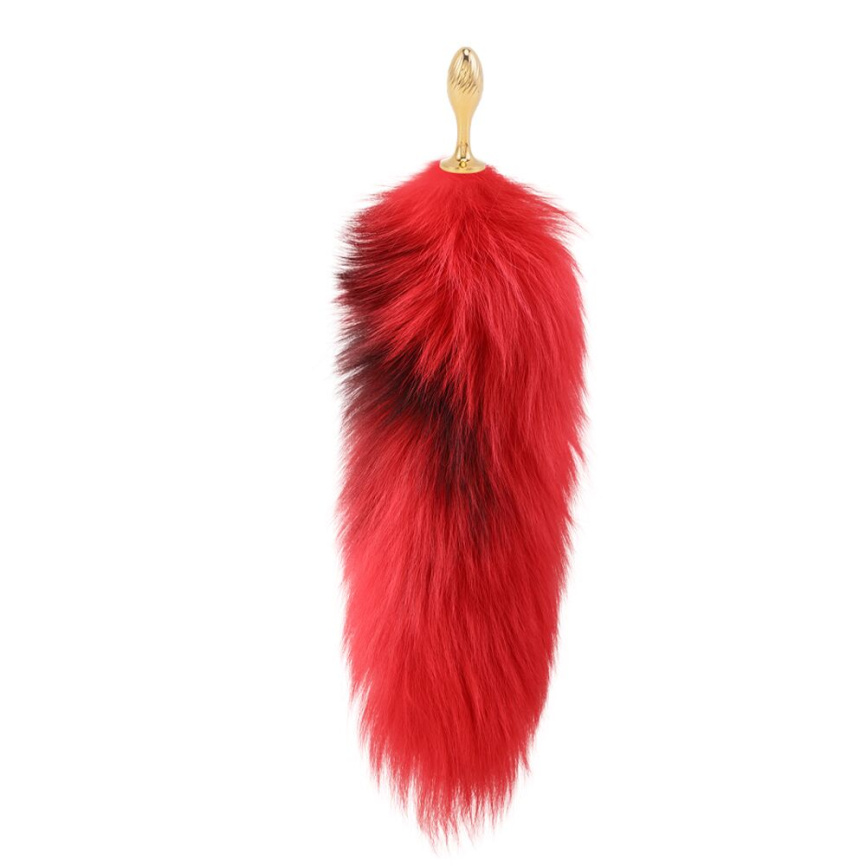 Анальна пробка з хвостом лисиці LOCKINK SEVANDA Red Vixen Set with Pear-shape Plug фото 2