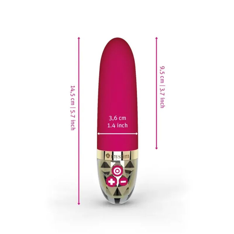 Вібратор Mystim Sleak Freak Pink, 8 режимів, внутрішня та зовнішня стимуляція фото 5