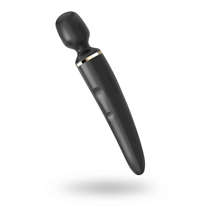 Вибромассажер Satisfyer Wand-er Woman (Black/Gold), водонепроницаемый, мощный, размер XXL фото 2