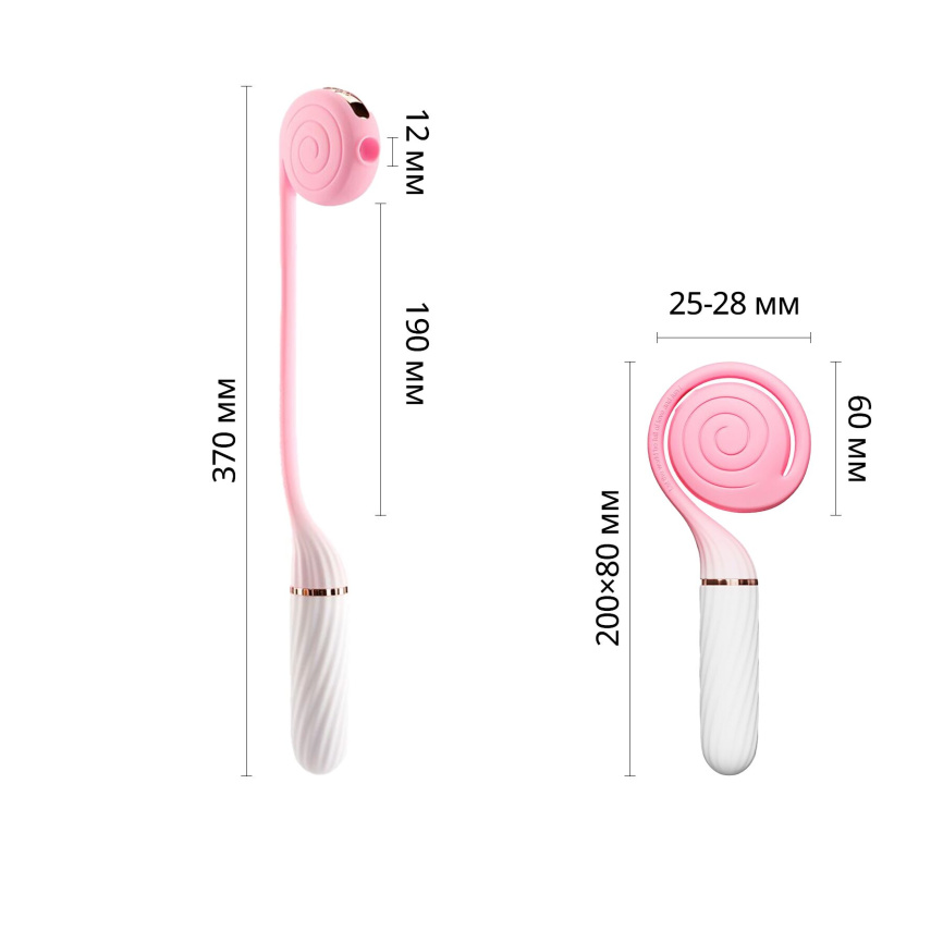 Пульсатор з вакуумною стимуляцією Otouch LOLLIPOP Pink фото 12