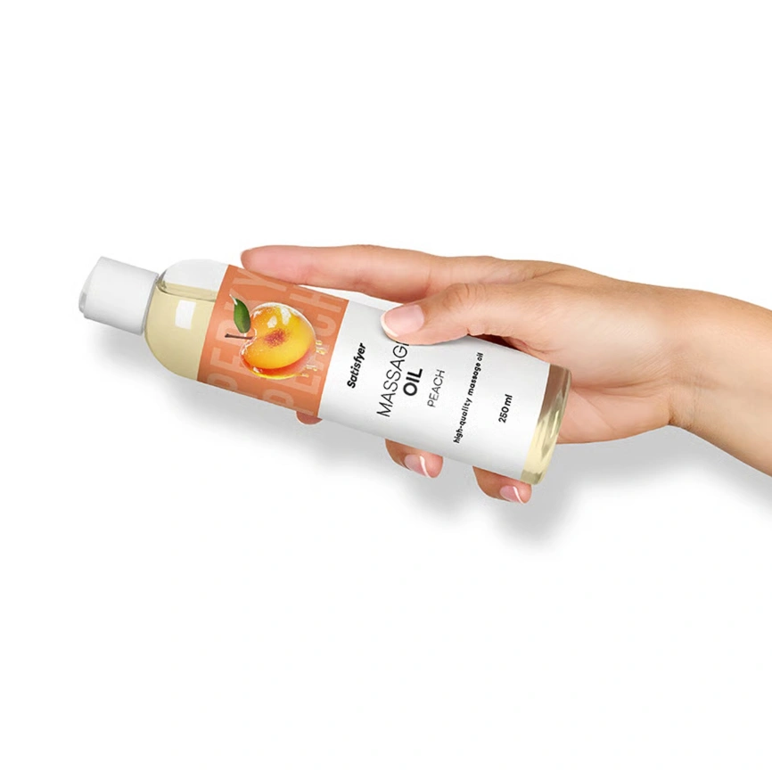 Распродажа!!! Массажное масло Satisfyer Massage Oil Peach 250 мл (срок 30.04.2027) фото 6