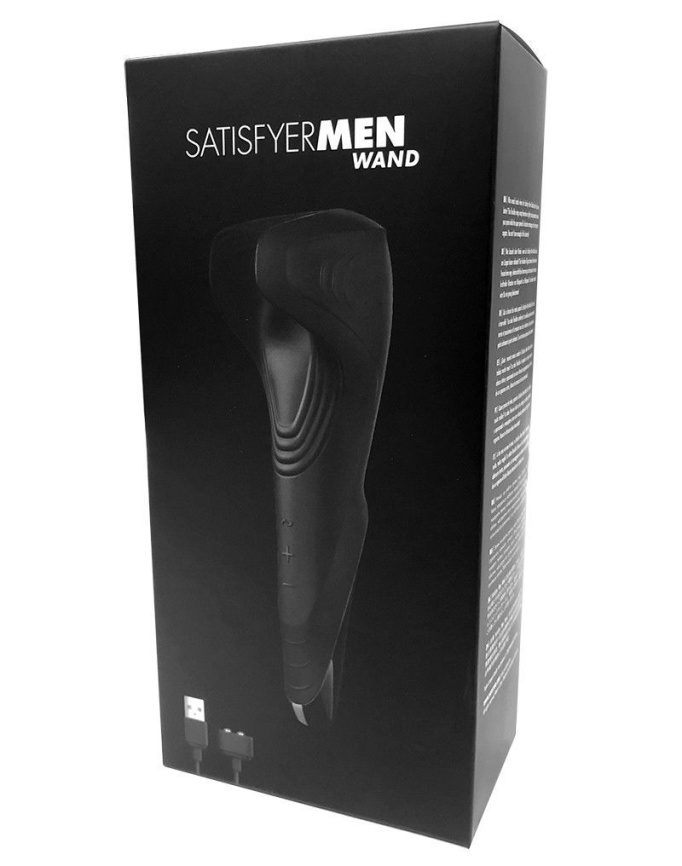 Мастурбатор Satisfyer Men Wand, багатофункціональний, чудово для пар, вібро-мінет фото 3