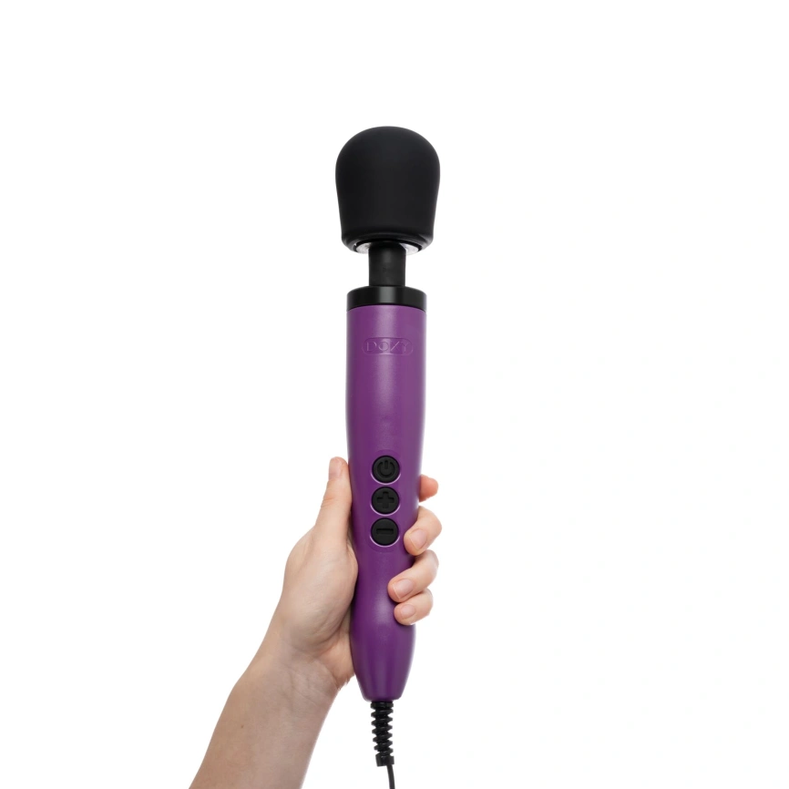 Вибромассажер DOXY Original Purple, очень мощный, питание 220В, пульсирующие вибрации фото 7