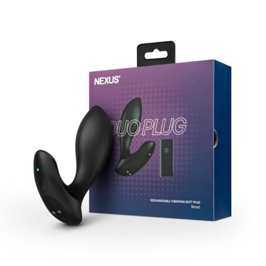 Анальна вібропробка Nexus DUO Plug Small, пульт ДК фото 3