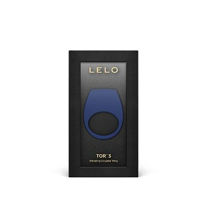 Эрекционное кольцо с вибрацией LELO Tor 3 Base Blue, управление со смартфона фото 5