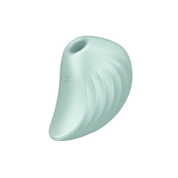 Вакуумний кліторальний стимулятор із вібрацією Satisfyer Pearl Diver Mint фото 1