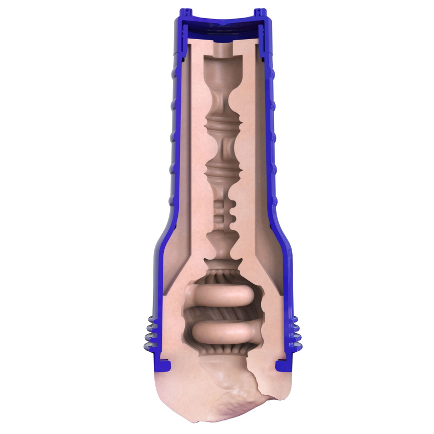 Мастурбатор-вагіна Fleshlight Boost Bang Light Medium Flesh, плаваючі кільця Turbo Tech фото 6