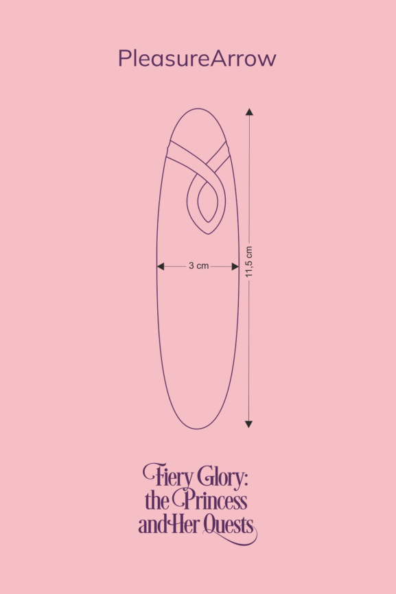 Мінівібратор FairyGasm PleasureArrow blue фото 10