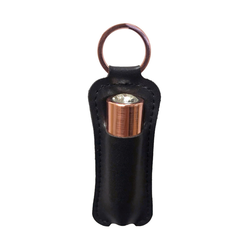 Віброкуля PowerBullet First-Class Bullet 2.5″ з Key Chain Pouch, Rose Gold, 9 режимів вібрації фото 7