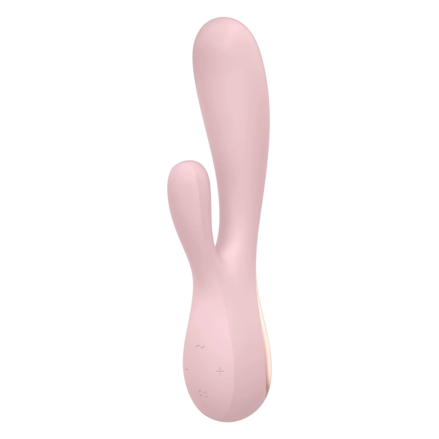 Смарт вибратор-кролик Satisfyer Mono Flex Mauve, 2 мотора, управление через интернет фото 1