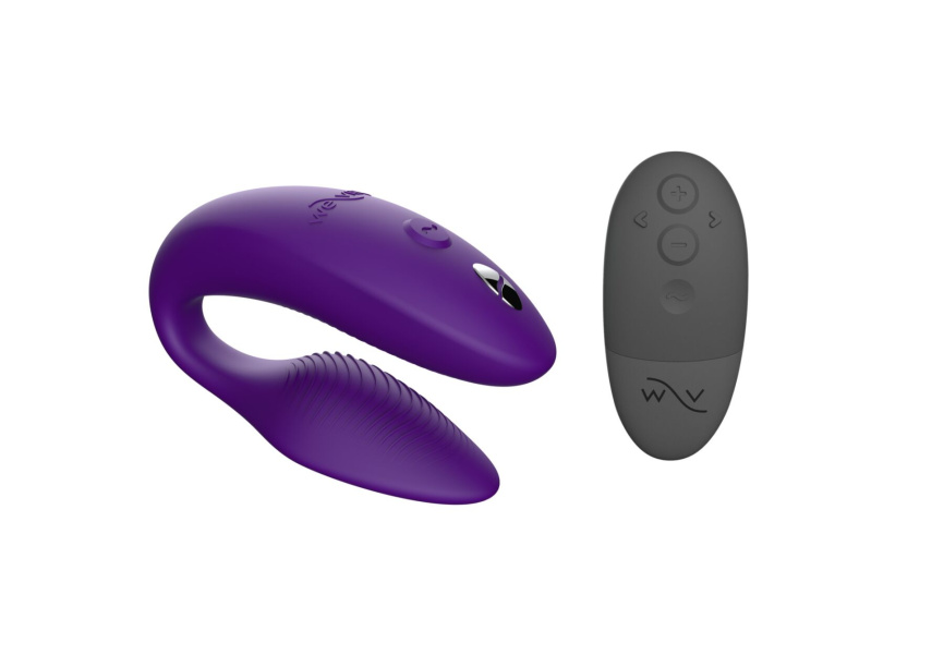 Смарт-вібратор для пар We-Vibe Sync 2 Purple, 10 віброрежимів, пульт ДК фото 2
