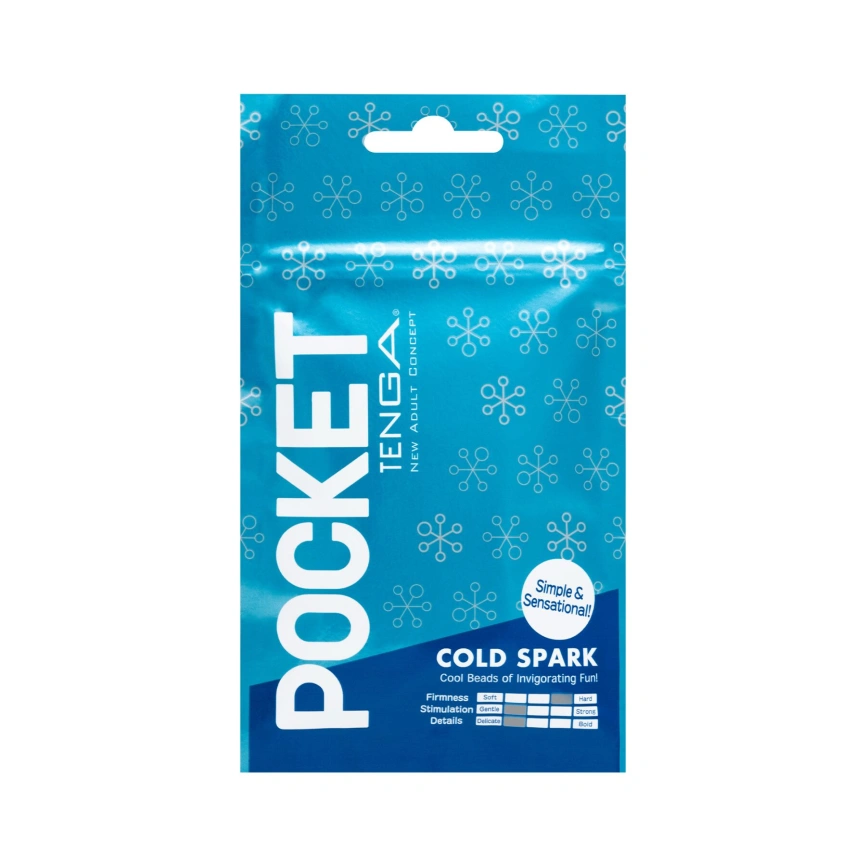 Мастурбатор TENGA Pocket Cold Spark фото 1