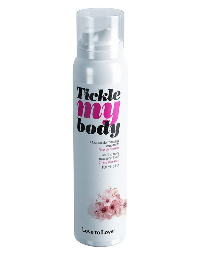 Масажна піна Love To Love TICKLE MY BODY Cherry Blossom (150 мл) зволожувальна фото 2