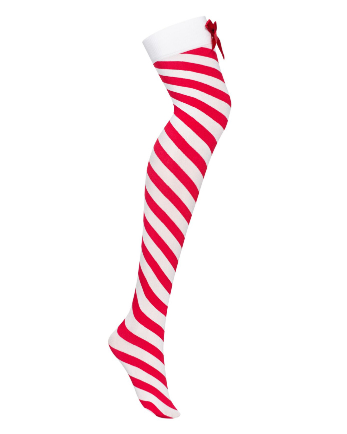 Панчохи Obsessive Kissmas stockings S/M фото 2