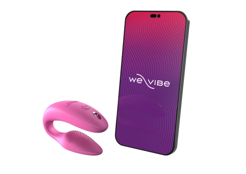 Смарт-вибратор для пар We-Vibe Sync 2 Rose, 10 виброрежимов, пульт ДУ фото 1