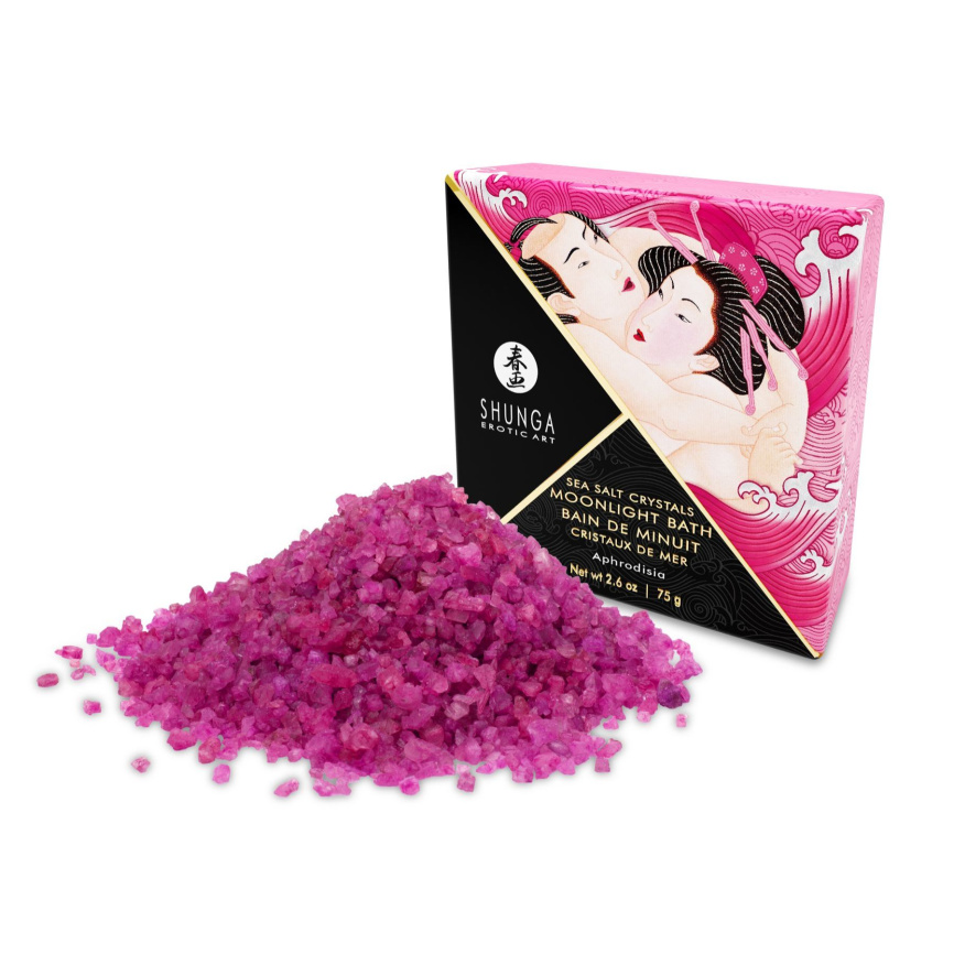 Сіль для ванни Shunga Moonlight Bath – Aphrodisia (75 г), сіль Мертвого моря, ароматичні олії фото 2