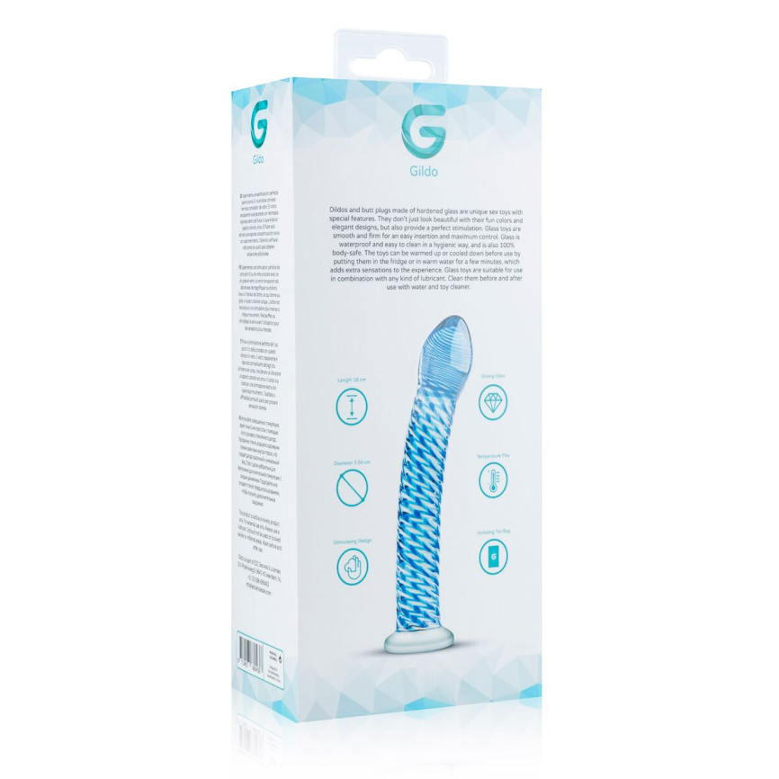 Скляний дилдо Gildo Glass Dildo No. 5 фото 7