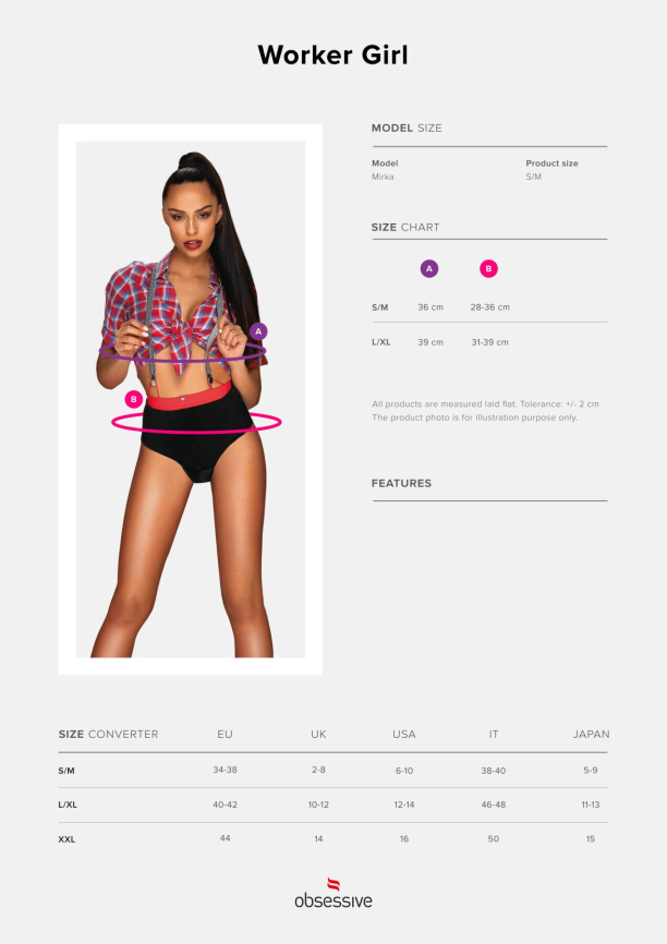Костюм робітниці Obsessive Worker Girl L/XL фото 5