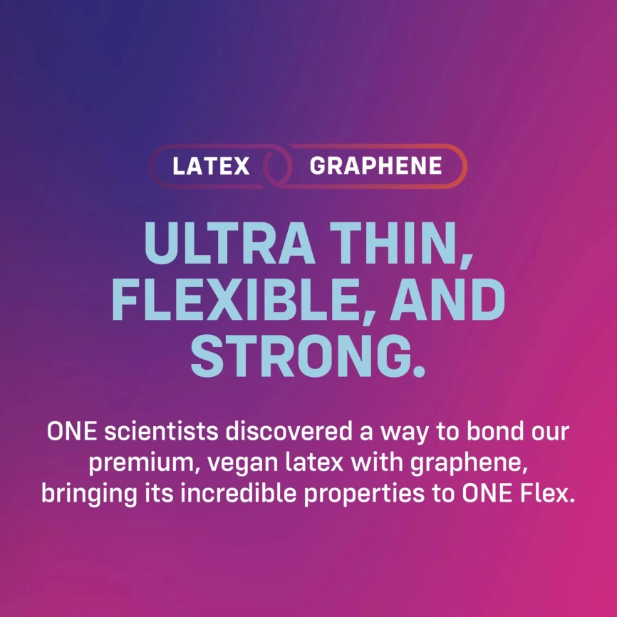 Презервативы ONE Flex Graphene, 10 шт, супертонкие, очень прочные, подарочная упаковка-тубус фото 4