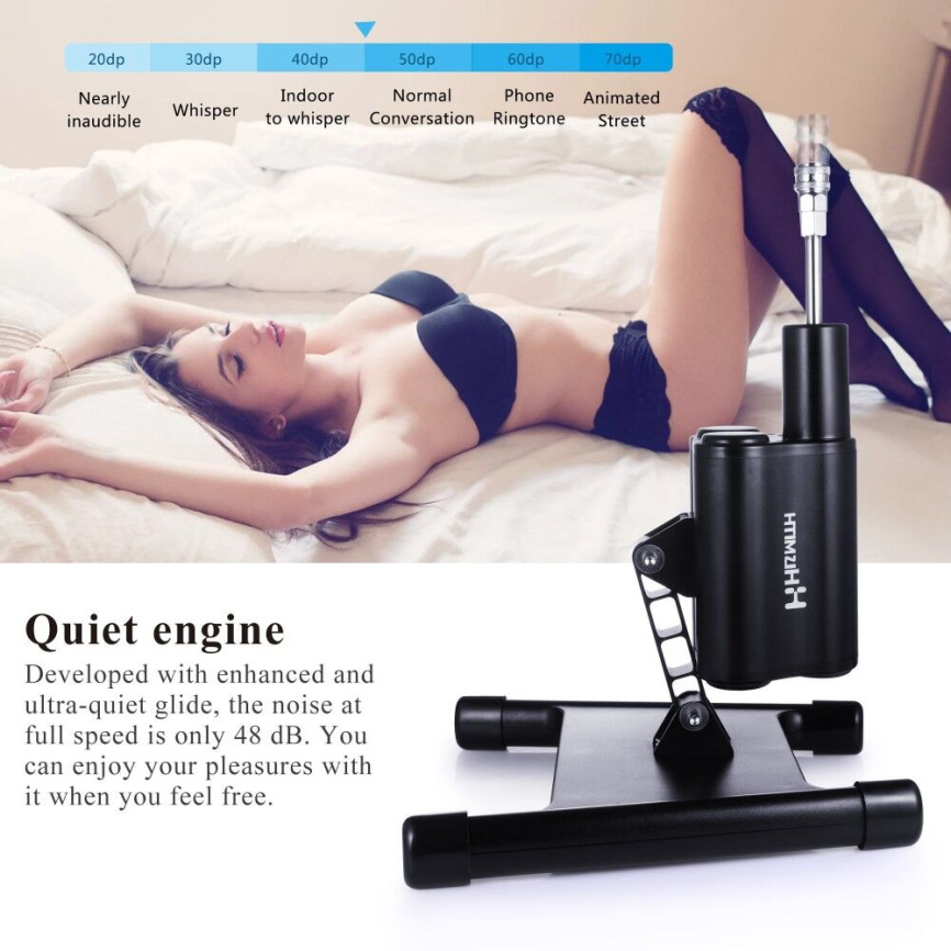 Смарт секс-машина Hismith AK-03 Sex Machine APP з фалоімітатором, стійка, не потребує складання фото 5