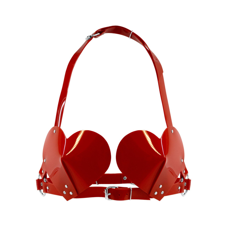 Ліф Серце Feral Feelings - Hearts Bra Red фото 1