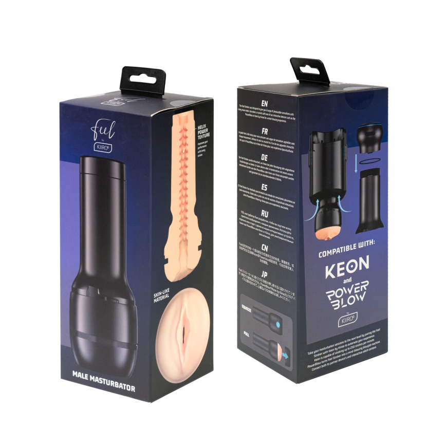 Мастурбатор-вагіна Kiiroo Feel Stroker PBC, сумісний з PowerBlow і секс-машиною Kiiroo Keon фото 5