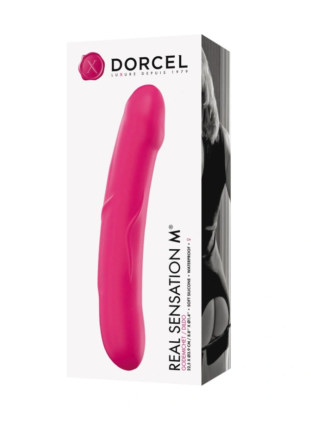 Дилдо Dorcel Real Sensation M Magenta, силикон фото 3