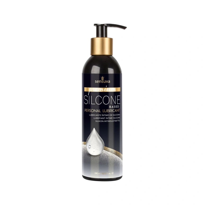 Силиконовая смазка Sensuva Premium Silicone (240 мл), без глицерина, парабенов и ментола фото 1
