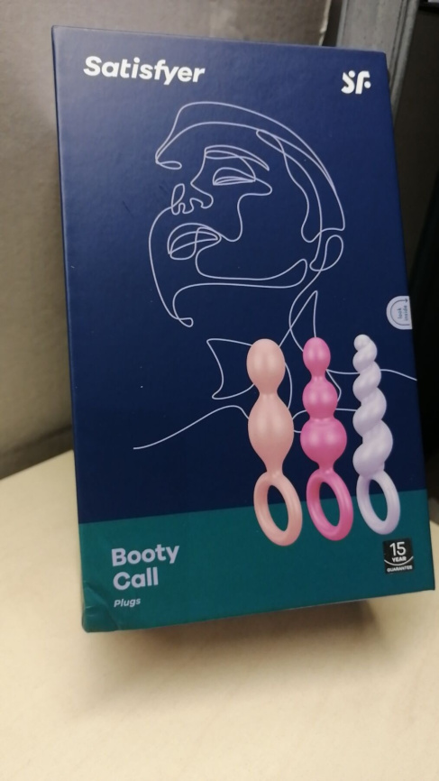 Набір анальних іграшок Satisfyer Plugs colored (set of 3) - Booty Call (м'яте паковання!!!) фото 2