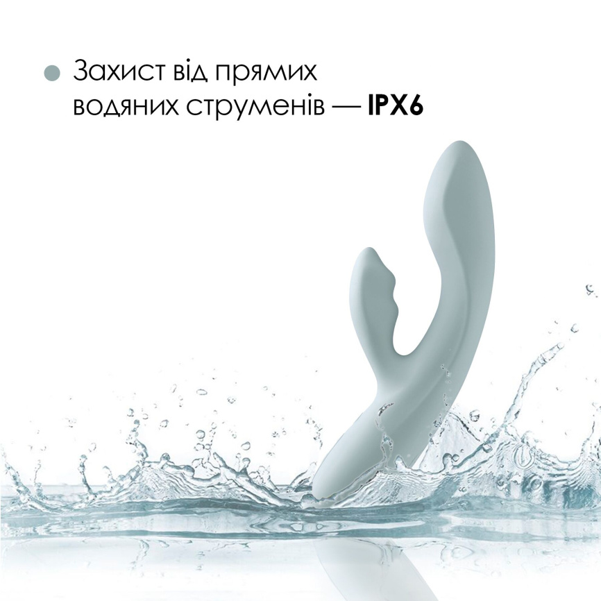 Смарт вібратор-кролик Svakom Chika, 2 незалежні мотори, підігрів до 38 °C фото 17